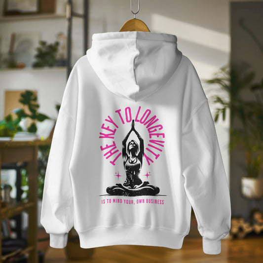 Mind Your Own Business 100% Cotton Hoodie by Worn & Wicked Co.