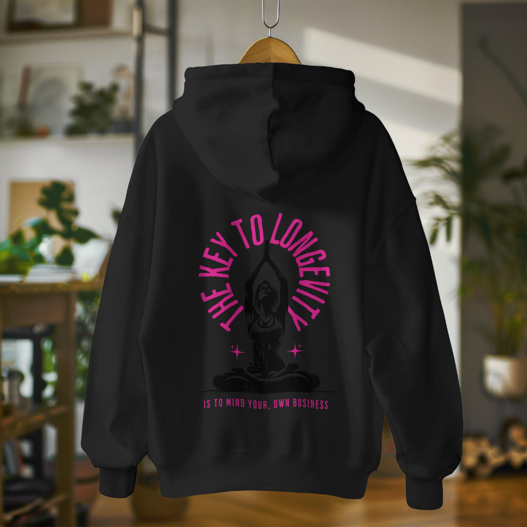 Mind Your Own Business 100% Cotton Hoodie by Worn & Wicked Co.